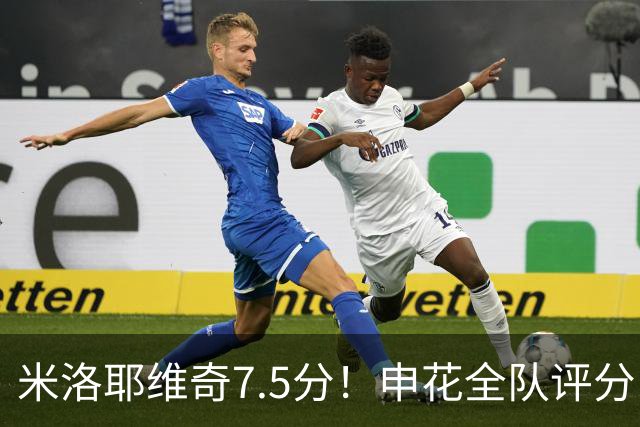 米洛耶维奇7.5分！申花全队评分：高天意最高！刘诚宇5.5分，两将刚及格